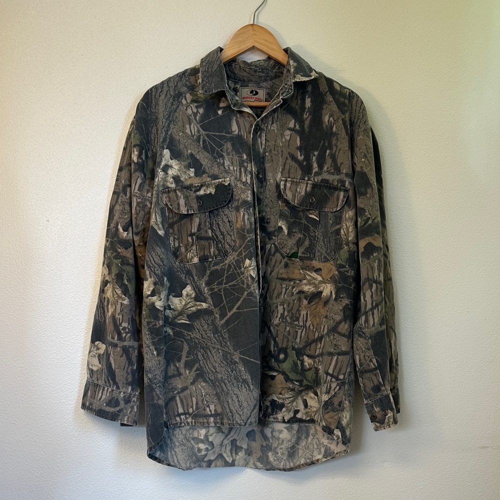 Vintage Mossy Oak Camouflage button up